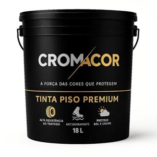 Tinta Piso Antiderrapante - 5 Kg - CromaCor - Interna e Externa - Alto Rendimento - Quadra, Telhado em Oferta na Shopee