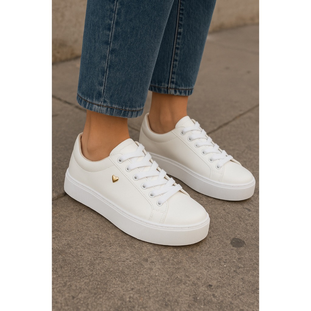Tênis Feminino Casual Sport Fino Sapatenis Qualidade Premium