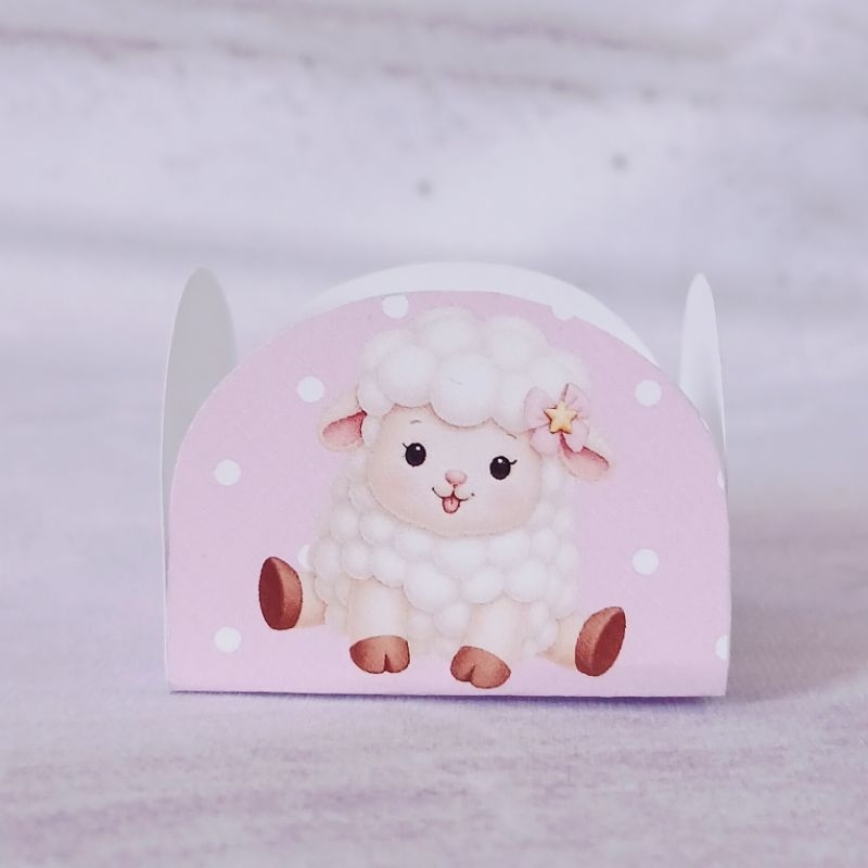 Forminhas De Doce Ovelinha Rosa| Ovelha Rosa| Lembrancinha Personalizada| Festa Infantil| Aniversário