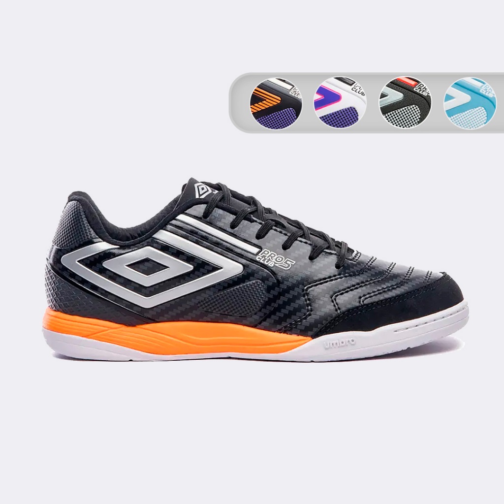 Chuteira Umbro Indoor Pro 5 Bump Club Unissex U01FB042