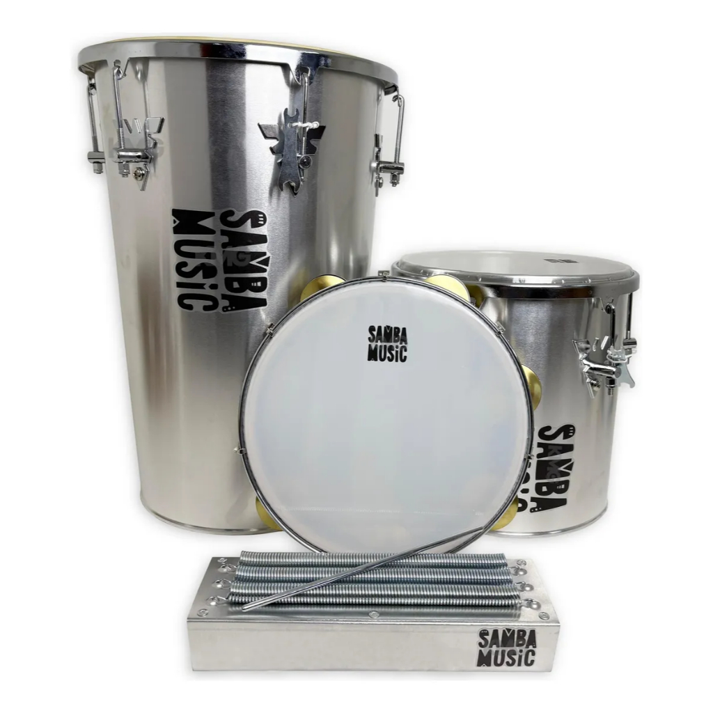 Kit Samba Pagode PHX, Pandeiro, Repique, Reco Reco, Rebolo em Oferta na Shopee