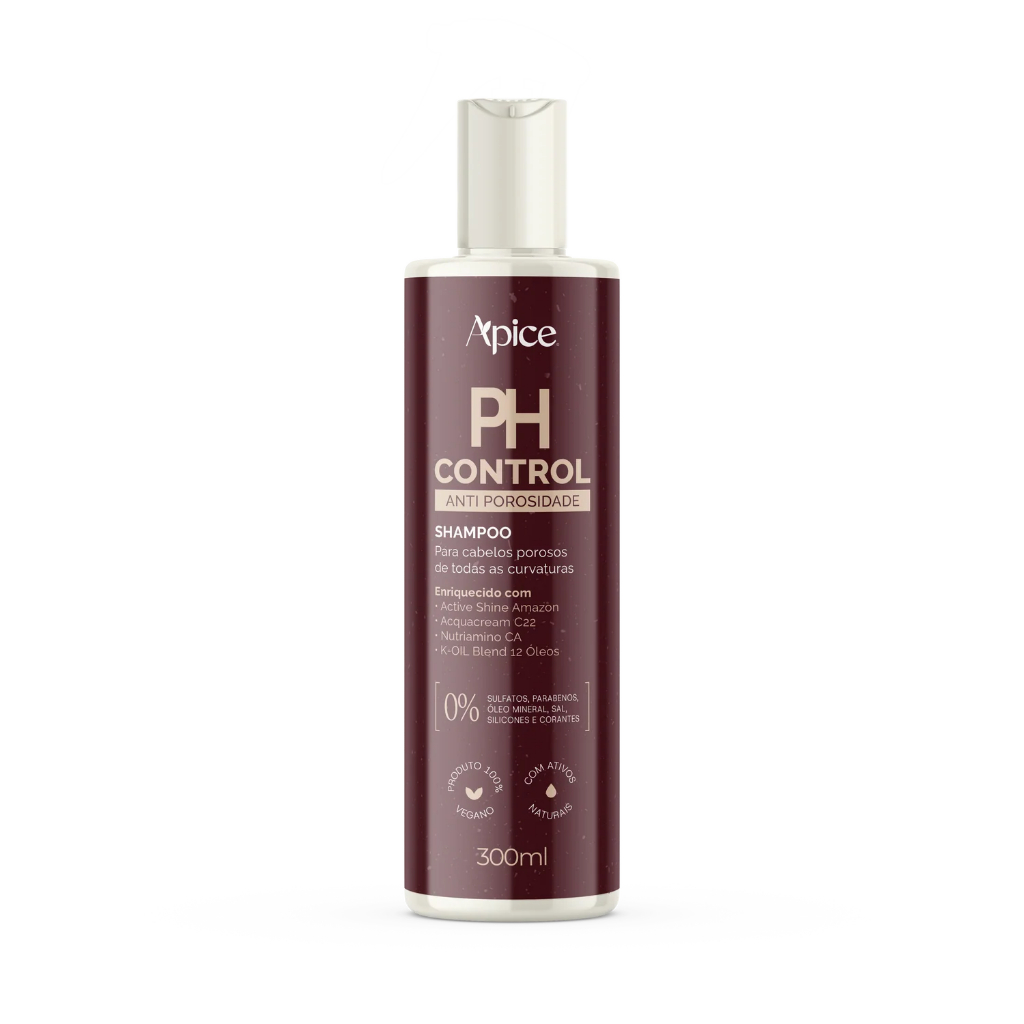 Shampoo PH Control Apice 300ml Controle do Ph Antiporosidade
