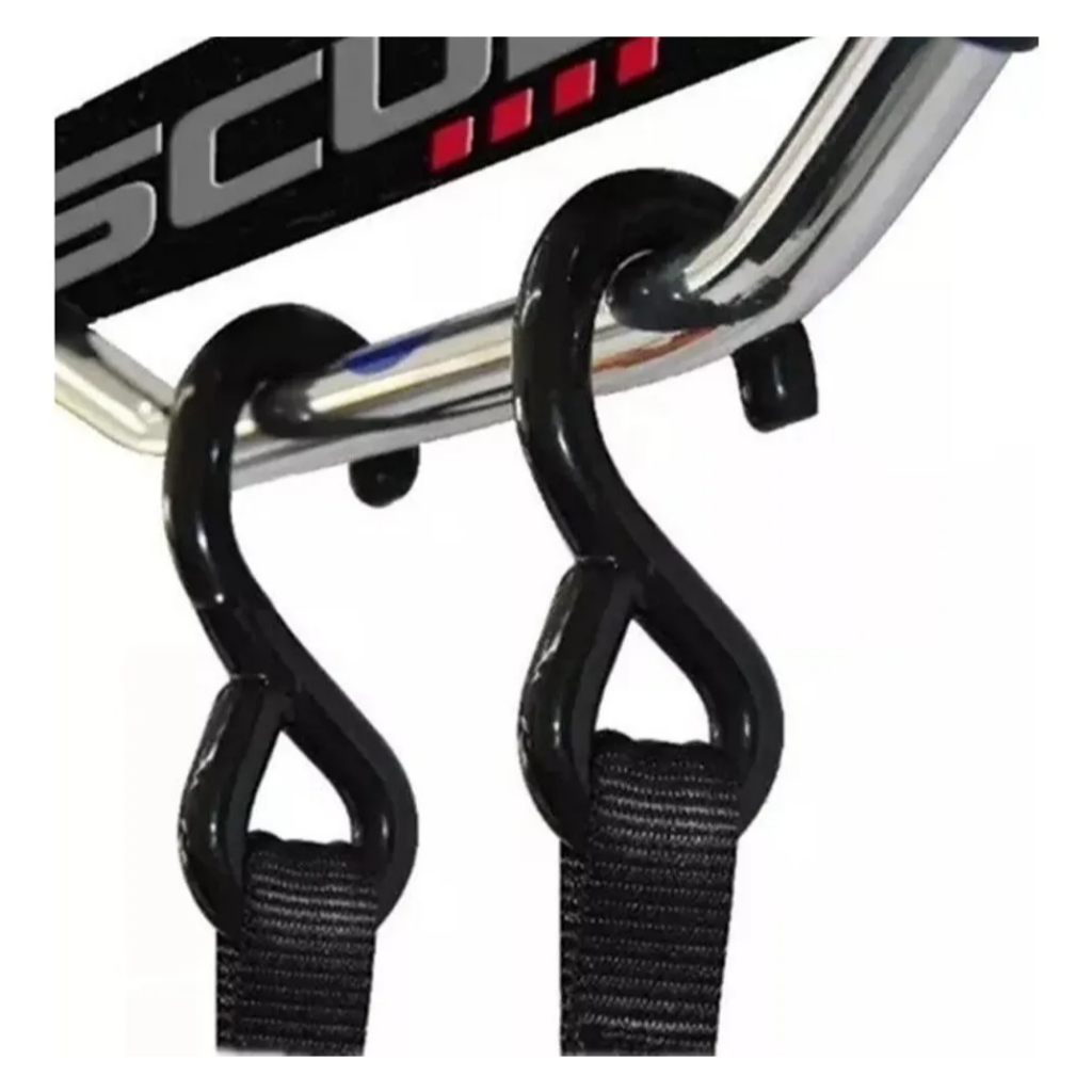 Par Cinta Extensor Esticador Presilha Mosquetão Scud em Oferta na Shopee