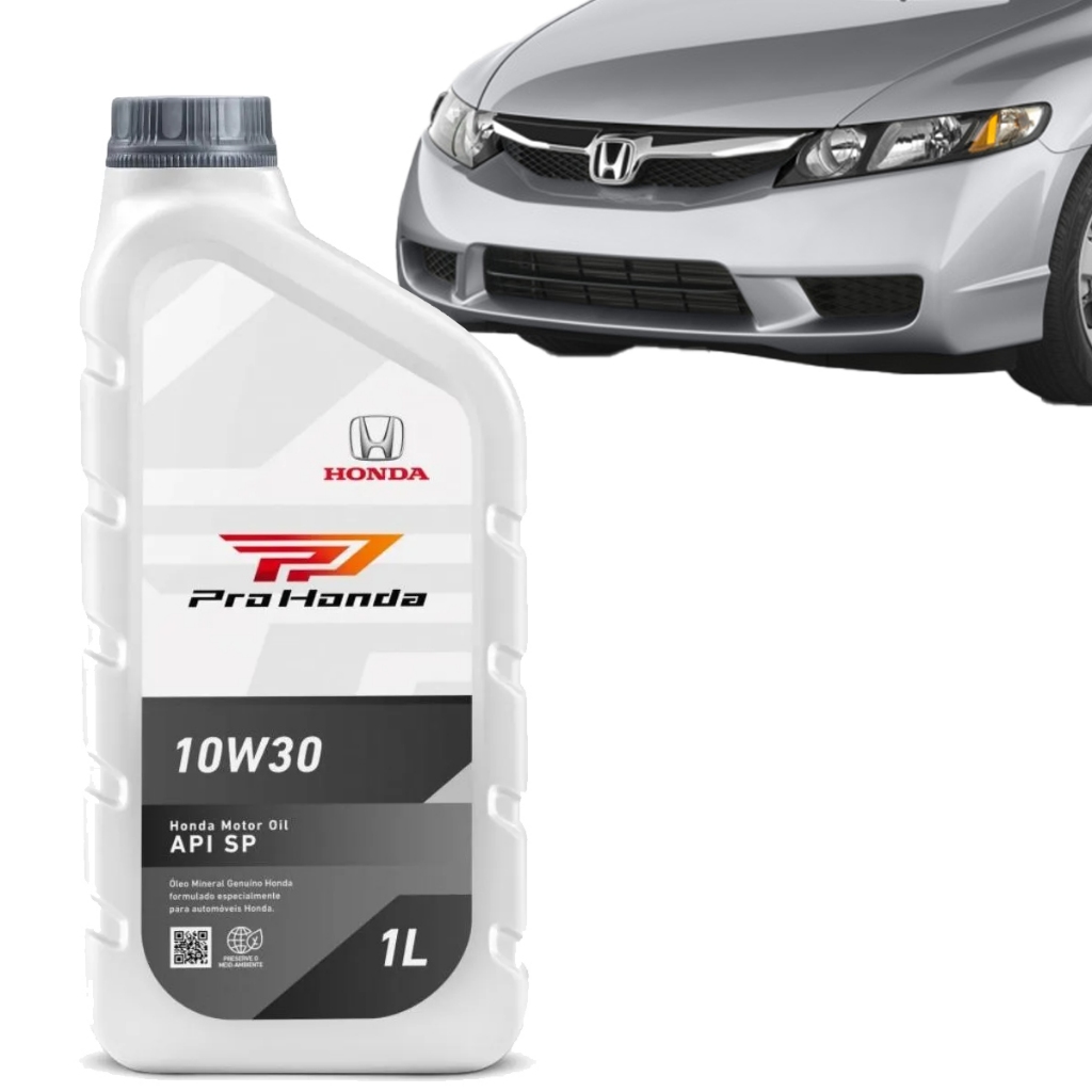 Oleo De Motor Lubrificante Automotivo Carro Pro Honda 10W30 Mineral Api SP - 1 Litro em Oferta na Shopee
