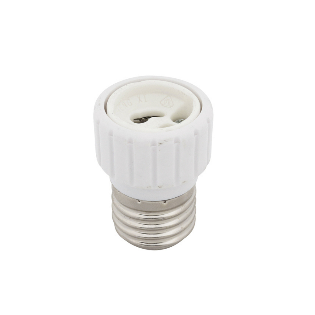 Soquete Adaptador Interneed E27 p/ GU10 Casa Iluminação Lâmpada Apartamento Luz Segurança Praticidade