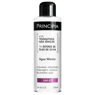 Água Micelar c/ 4,5% de Tensoativos Não Iônicos + 1% de Ésteres de Óleo de Oliva AM-01 Pr…