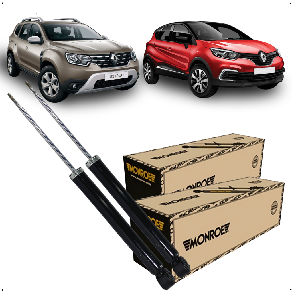 Par Amortecedor Traseiro Monroe Duster Captur