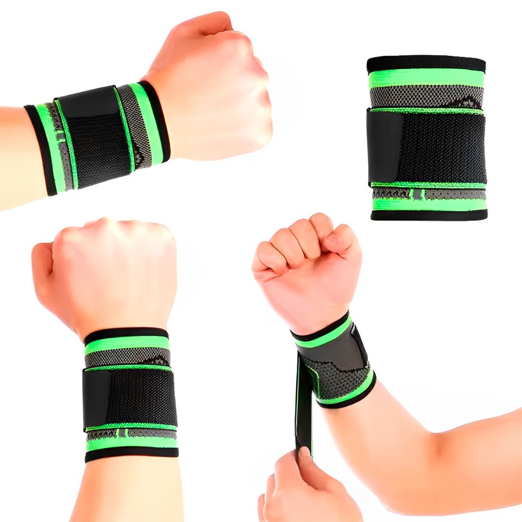 02 Munhequeira Protetor Para Punho e Pulso Tala Ajustável Tendinite Prática Esportiva - ENVIO IMEDIATO
