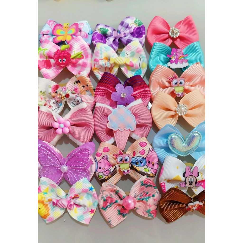 Laços Luxo Pet 20 Unidades Banho E Tosa Pet Cães Lacinhos Fofos Pet Macho E Femea