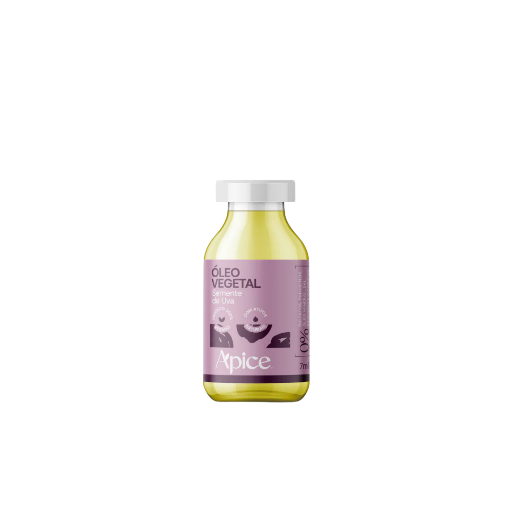 Óleo finalizador Óleo Vegetal Apice 7ml Repara as pontas Brilho e Maciez