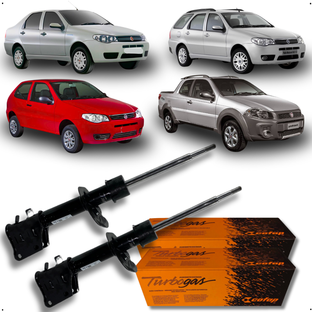 Par Amortecedor Dianteiro Cofap Strada Palio 2001 À 2020 em Oferta na Shopee