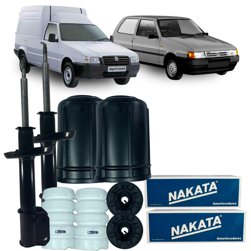 Kit Amortecedor Batente Dianteiro Uno Furgão 1988 Á 2014 em Oferta na Shopee