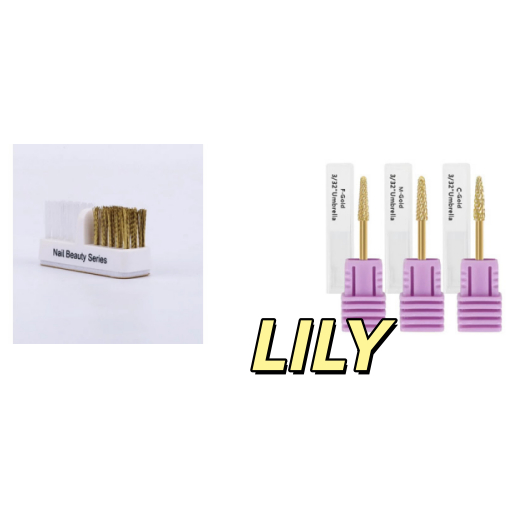 kit broca tungstenio acabamento+Escovinha de aço para limpeza de brocas