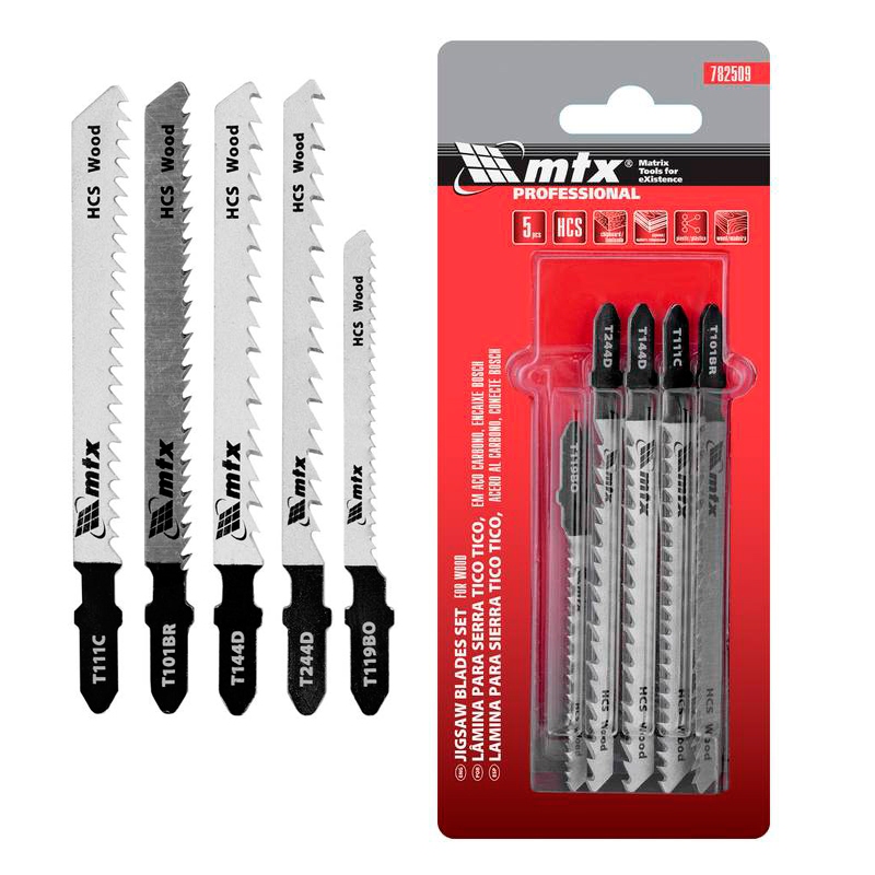 Lâminas Serra Tico Tico Madeira Profissional C/ 5 Peças ( Aço Alta Resistência HRC 48-52 ) em Oferta na Shopee