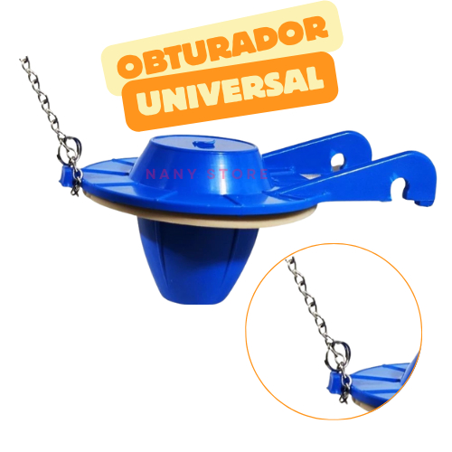 Obturador Acoplado para Caixa Descarga com Corrente Universal em Oferta na Shopee
