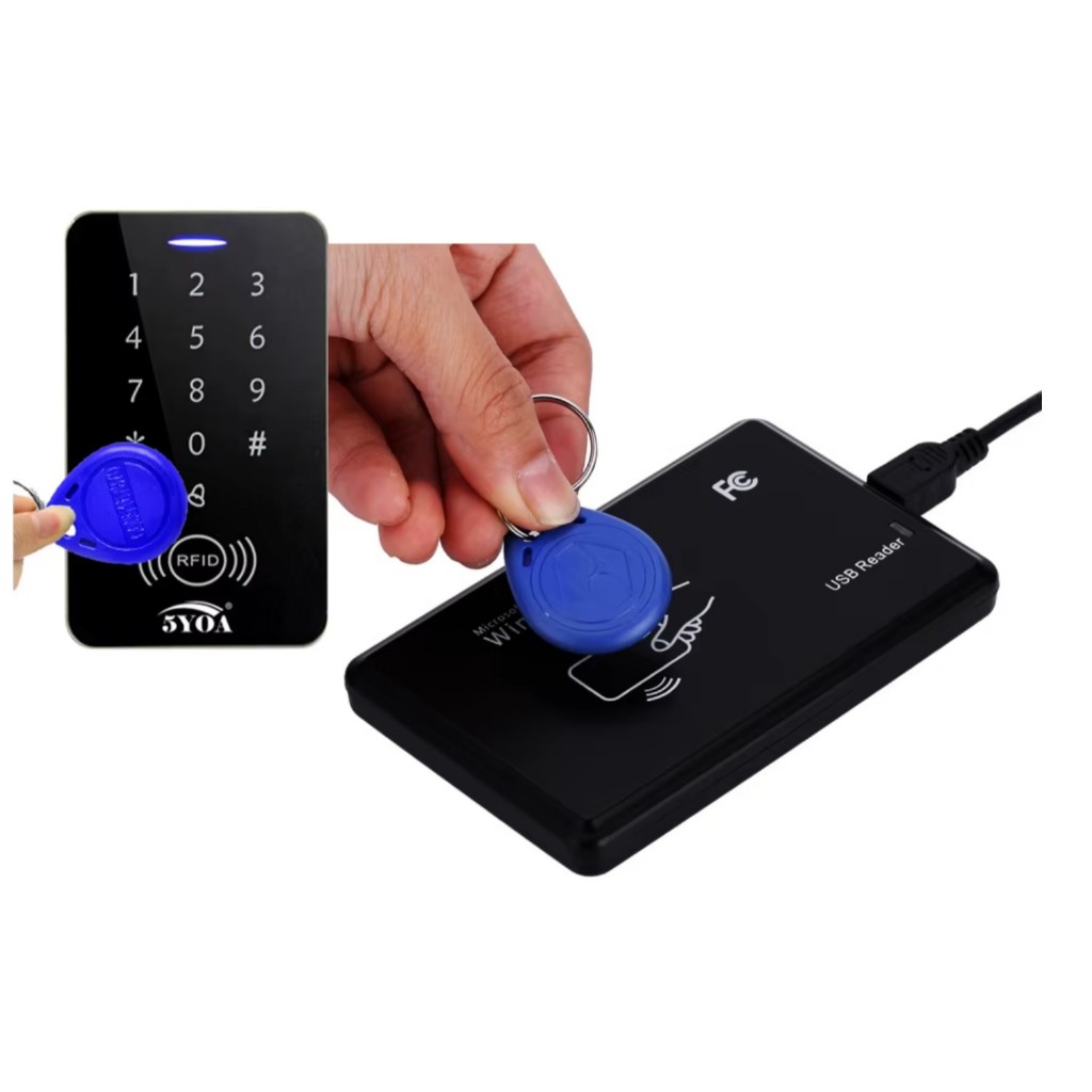 Kit 2x Tag RFID NFC 125Khz - EM4100 Preto — imagem 2 de 2