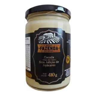Cocada cremosa diet doces zero açúcar 410 gramas em Oferta na Shopee