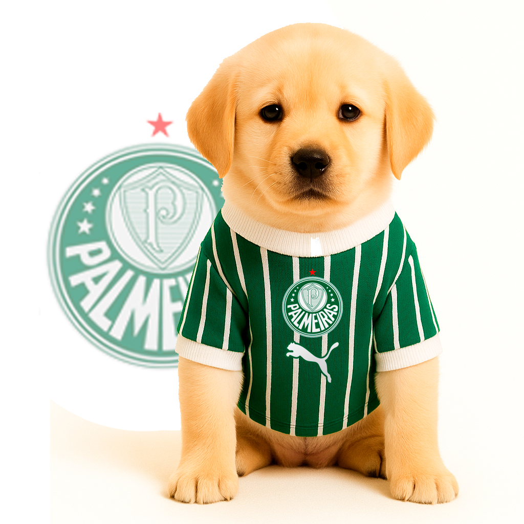 ROUPA PET Premium Verdão Time Animal Cachorro Gato em Oferta na Shopee