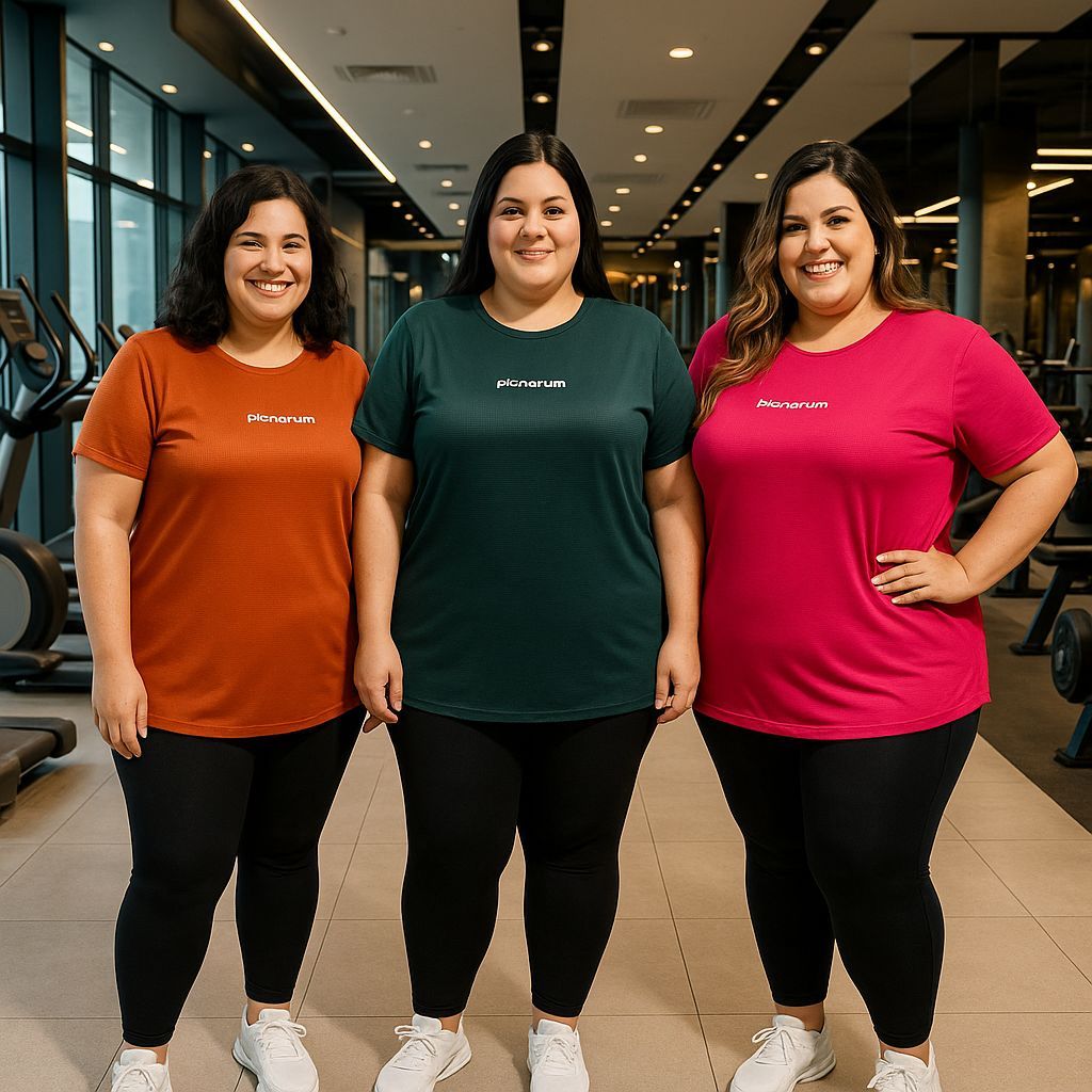camiseta camisa feminina dry fit  plus size moda fitness academia malhação Tapa Bumbum em Oferta na Shopee