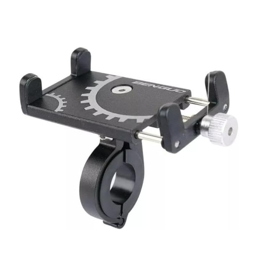 Suporte de Celular GPS Universal para Bike, Moto e Bicicleta - Alumínio Resistente e Ajustável