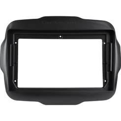 Moldura Multimídia 9" Jeep Renegade Até 2026 2din Preto Fosco