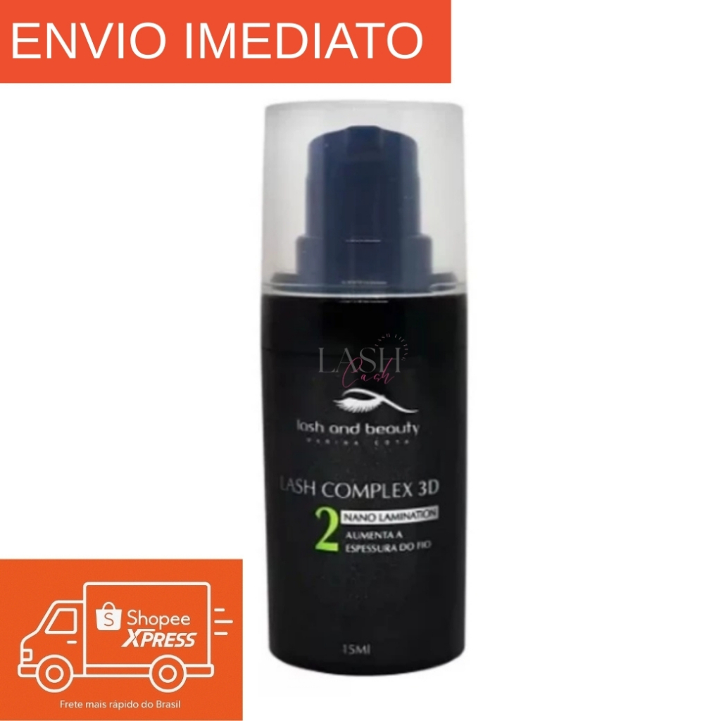 Complex 3d - Passo 2 Cilios Sobrancelha 15ml Lashlifting Browlamination