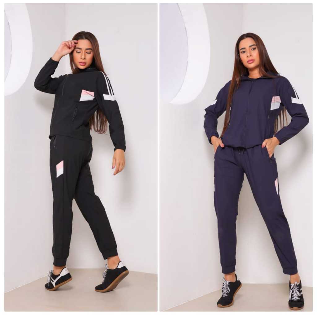 conjunto feminina com elastano esportivo é perfeito pra quem ama conforto com aquele toque de atitude!