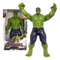 Boneco Hulk Articulado 30cm Grande Com Luz E Som Vingadores Avengers Filme Lançamento 2025 Promoção