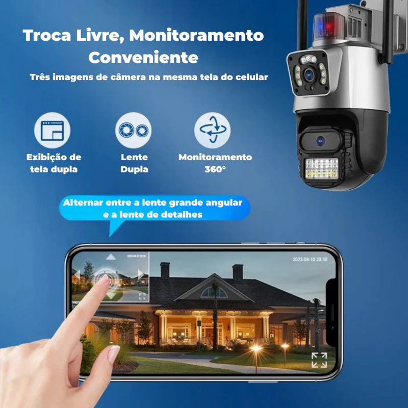 Câmera de Segurança JL Protec 4K 8MP — foto 6