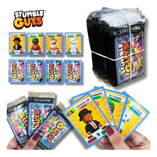 Kit 100,200 Cards Stumble Guys Exclusivas 50 Envelopes Bafo com Skins Raras e Personagens Épicos em Oferta na Shopee