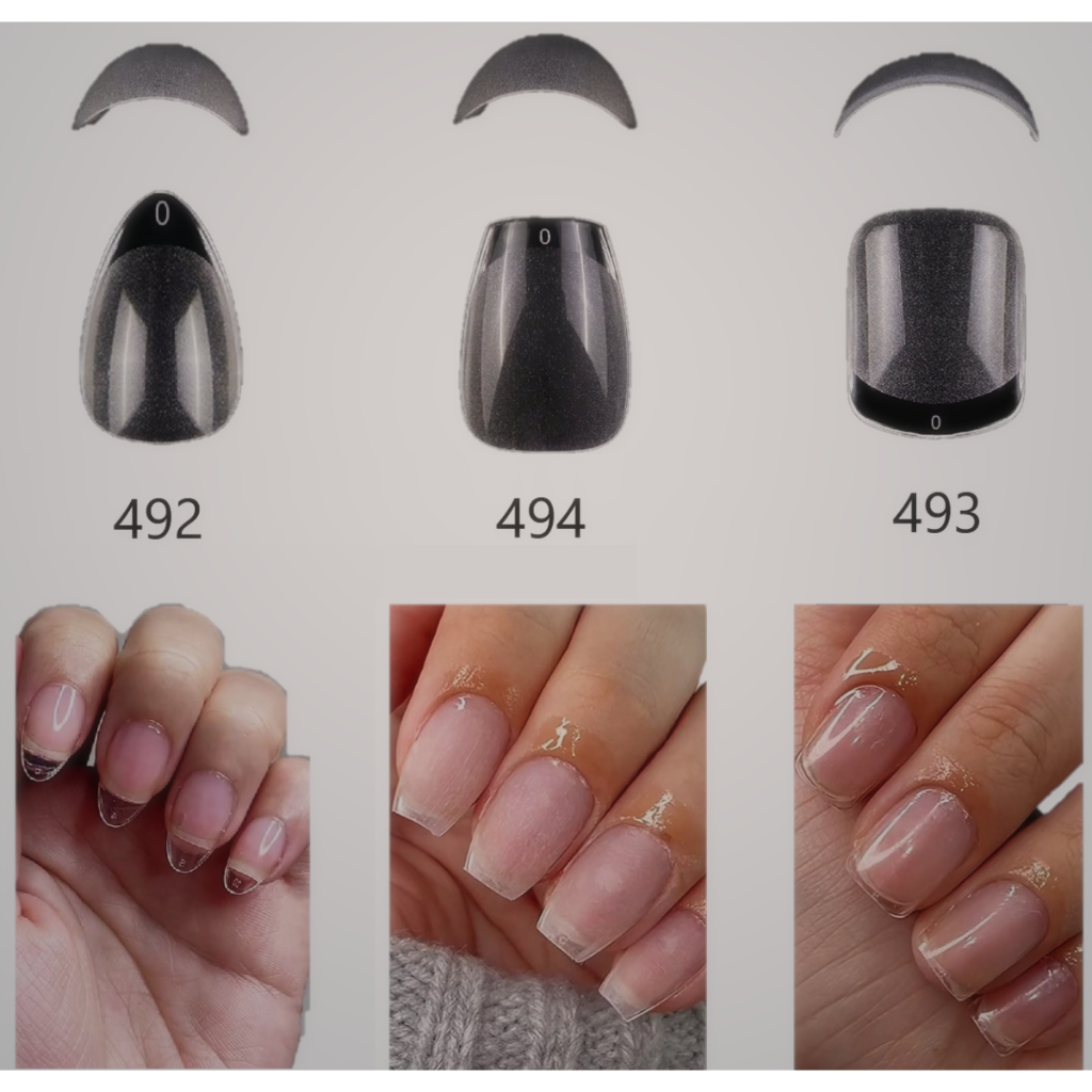 Kit 120 Unhas Postiças em Gel XXS – Extra Curtas, Pré-Formatadas e em Vários Tamanhos | Helen Color