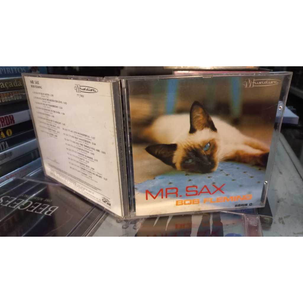 cD BOB FLEMING - MR. SAX interprete BOB FLEMING - eXCELENTE mUSIDISC Blu monim in the mood for love exodus deep purple