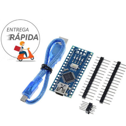 Placa Nano Atmega328 Ch340 Compativel Com Arduino V3