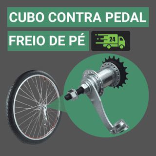 Cubo Contra Pedal Cubo Traseiro Contra Pedal Freio de Pé Freio Contra Pedal Cubo Falcon 36 Furos