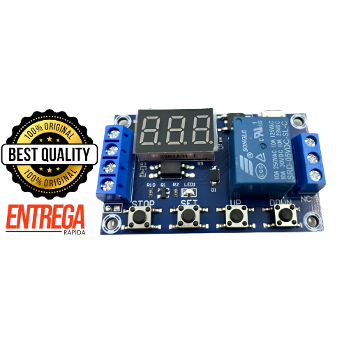 Relé Temporizador Digital Ajustável Timer P/ Chocadeira