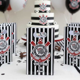 Lembrancinha sacolinhas personalizada Corinthians 2 em Oferta na Shopee