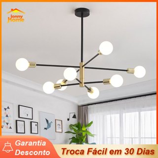 Lustre Led Pendente Nórdico 6/8 Hastes Ajustável Moderno Luminária Teto Para Quarto Sala Cozinha Bivolt em Oferta na Shopee