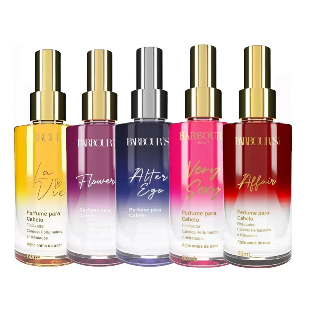 BARBOURS - PERFUME PARA CABELO / FINALIZADOR TERMOATIVO 50 ML - PROMOÇÃO