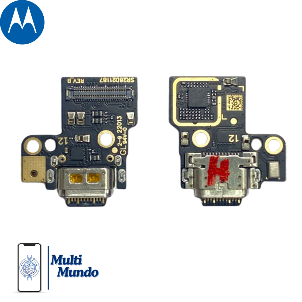Placa Conector Carga Turbo Para Motorola Moto G200 Xt2175