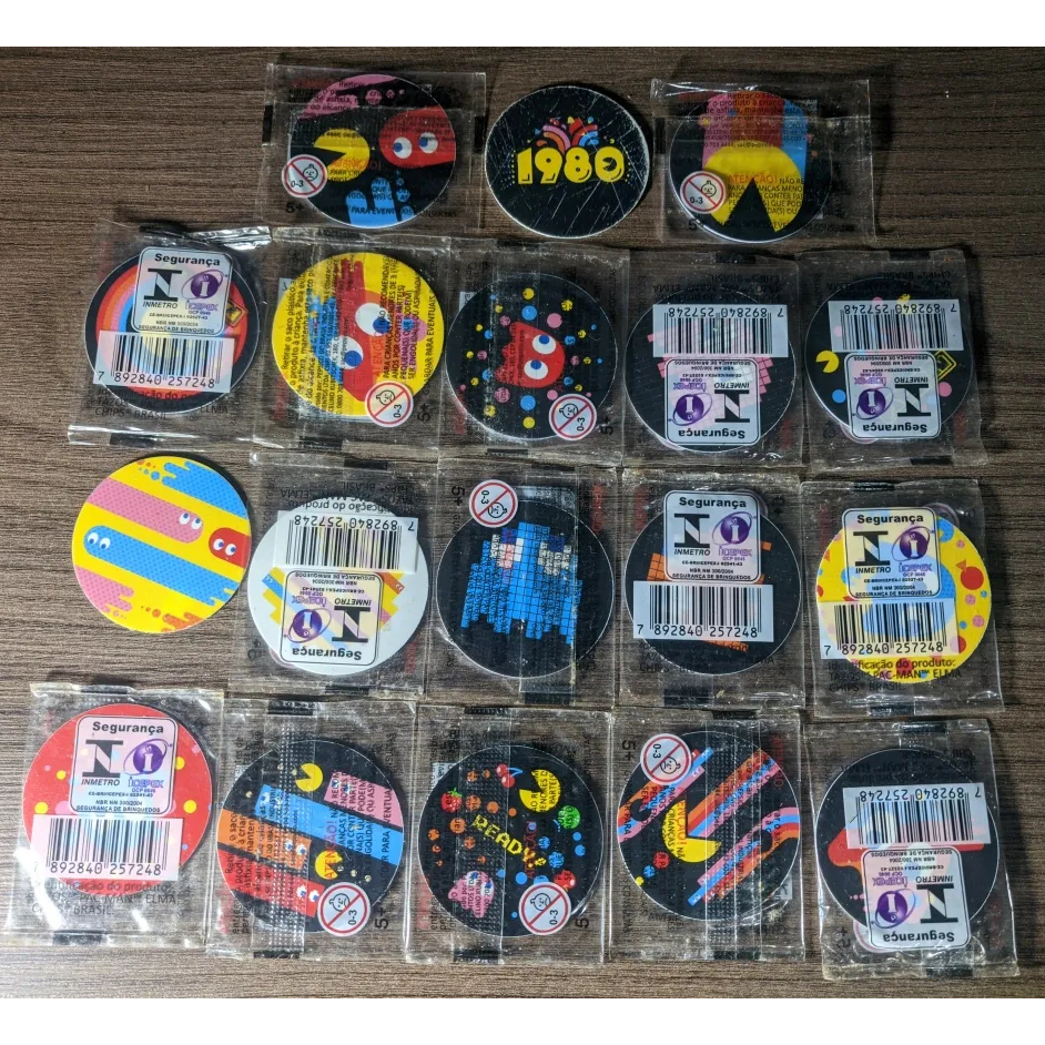 Lote 19 Tazos Pacman