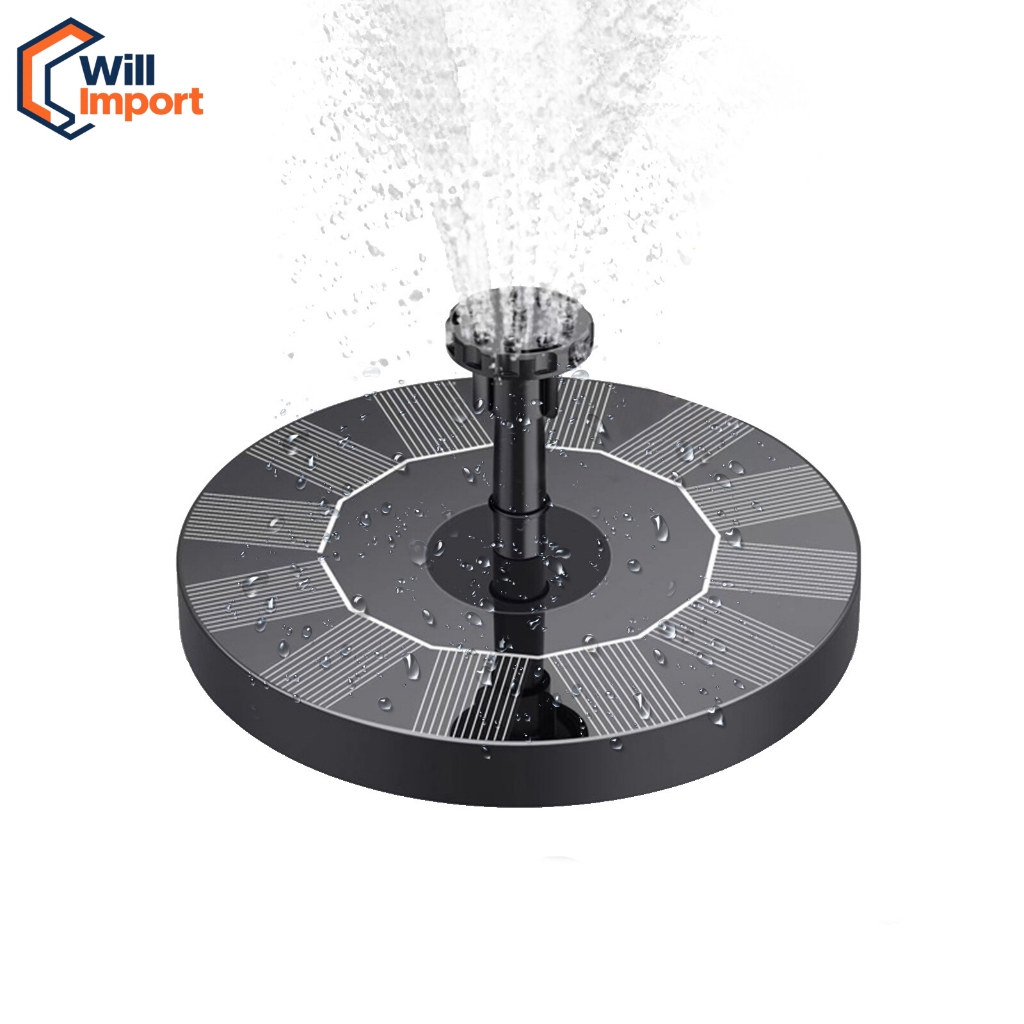 Mini Fonte Solar Flutuante – Bomba de Água Decorativa para Jardim, Piscina, Lago e Banheira de Pássaros em Oferta na Shopee