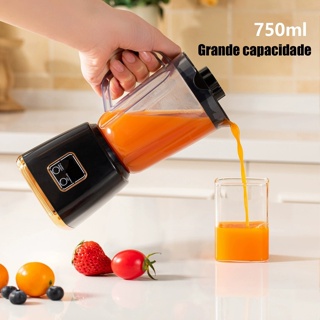 Display Digital Copo de Suco Portátil Doméstico Pequeno Juicer Multifuncional Copo de Suco em Oferta na Shopee
