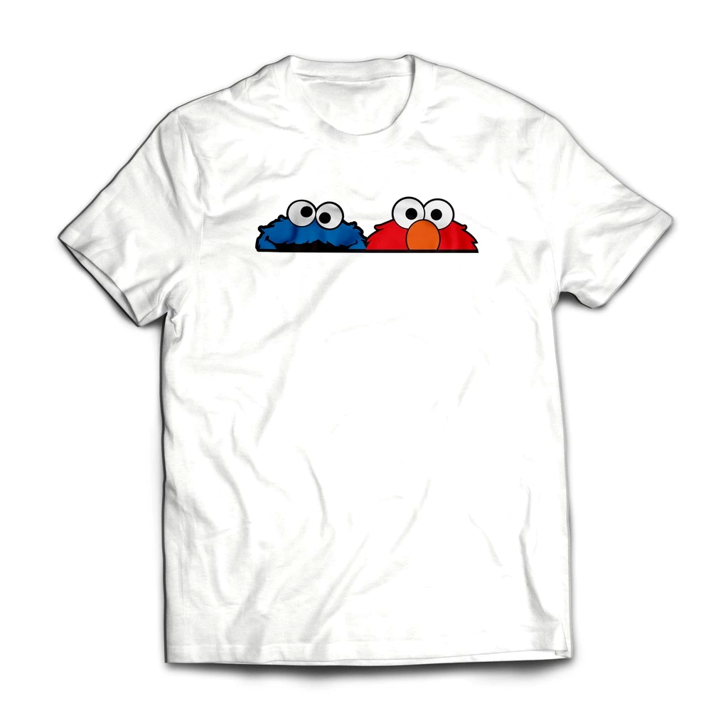 Camiseta Básica Come Come Elmo Streetwear Unissex Algodão Premium Estilo e Conforto Nerd Geek