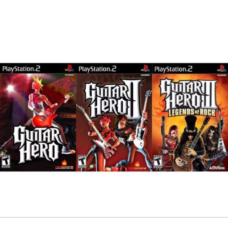 Coleção Guitar Hero PS2