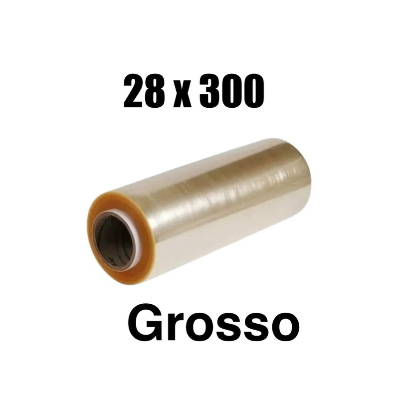 Bobina Plastico De Filme Pvc 28cm X 300 METROS ESTICAVEL