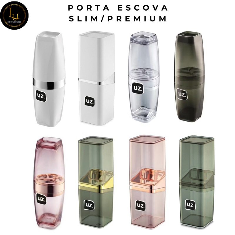 Porta Escova de Dentes Luxo com Tampa Slim/Premium - UZ