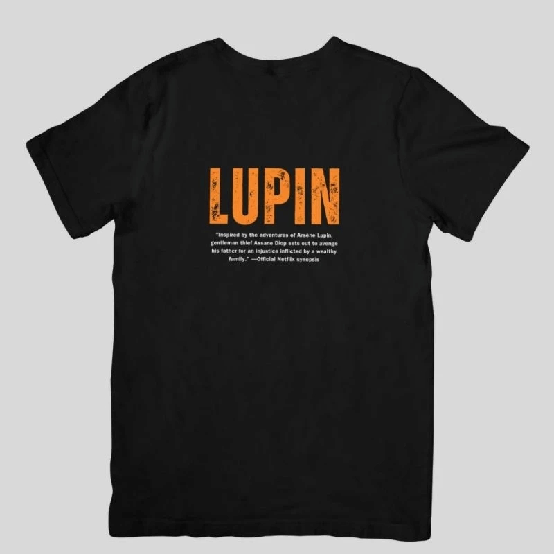 Camiseta Básica Lupin Streetwear Unissex Algodão Premium Estilo e Conforto Nerd Geek