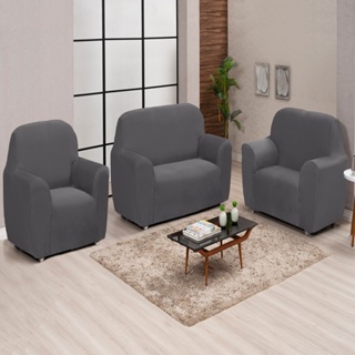 Capa De Sofá Protetor King Coladinha Ajustavel Proteção e Conforto em Oferta na Shopee