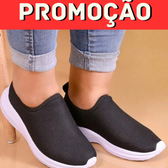 Tênis Meia Feminino - Tenis Feminino Calça Facil, Leve e Confortável