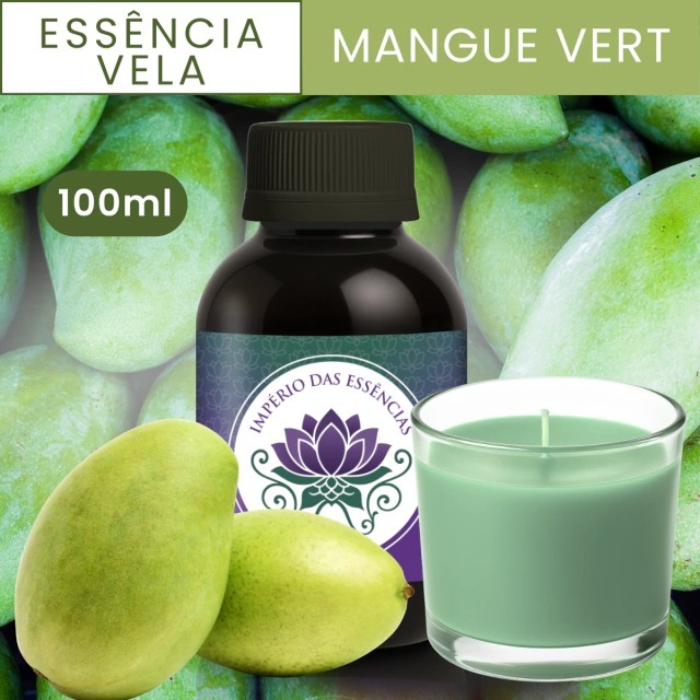 Essência para Velas Mangue Vert 100ml – Aroma Refrescante e Sofisticado